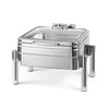 Fine Dine Induction or Pasta Chafing Dish with a Glass Hinged Cover 9 L GN 2/3 Fine Dine Induction or Pasta Chafing Dish with a Glass Hinged Cover 9 L GN 2/3
