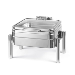 Fine Dine Induction or Pasta Chafing Dish with a Glass Hinged Cover 9 L GN 2/3 Fine Dine Induction or Pasta Chafing Dish with a Glass Hinged Cover 9 L GN 2/3