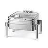 Fine Dine Induction or Pasta Chafing Dish with a Glass Hinged Cover 9 L GN 2/3 Fine Dine Induction or Pasta Chafing Dish with a Glass Hinged Cover 9 L GN 2/3