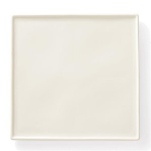 Luzerne Shallow Plate 265 mm, Square, Buffet Porcelain Luzerne Shallow Plate 265 mm, Square, Buffet Porcelain