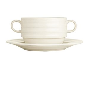 Fine Dine Cream Saucer ø 180 mm, Perla Fine Dine Cream Saucer ø 180 mm, Perla