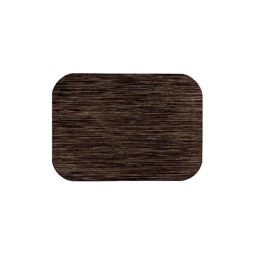 Roltex Prostokątna taca do serwowania 265 x 375 mm z laminatu, brązowa Roltex Prostokątna taca do serwowania 265 x 375 mm z laminatu, brązowa
