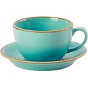 Porland Turquoise Saucer ø 160 mm, Laguna