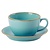 Porland Turquoise Saucer ø 120 mm, Laguna
