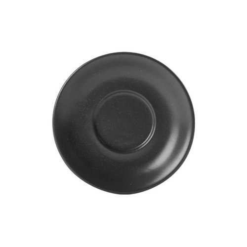 Porland Black Saucer ø 120 mm, Coal Porland Black Saucer ø 120 mm, Coal