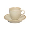 Porland Stackable Cream Espresso Cup 80 ml, Sun