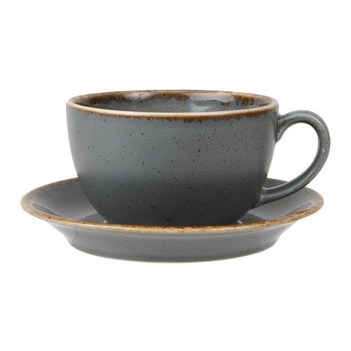 Porland Filiżanka elegancka sztaplowana szara 250 ml, Stone Porland Filiżanka elegancka sztaplowana szara 250 ml, Stone