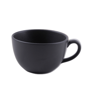 Porland Filiżanka elegancka sztaplowana czarna 250 ml, Coal Porland Filiżanka elegancka sztaplowana czarna 250 ml, Coal