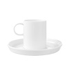 Porland Filiżanka sztaplowana do espresso biała 80 ml, Bach