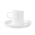 Porland Filiżanka sztaplowana do espresso biała 80 ml, Bach
