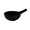Porland Platter with handle black 140 mm, 700ml