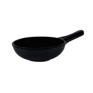 Porland Platter with handle black 150 mm, 350ml
