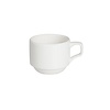 Porland Stackable White Espresso Cup 90 ml, Dove Porland Stackable White Espresso Cup 90 ml, Dove
