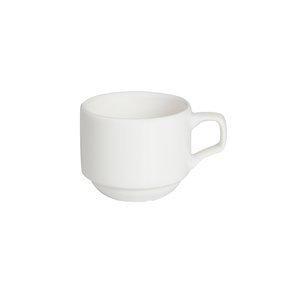 Porland Stackable White Espresso Cup 90 ml, Dove Porland Stackable White Espresso Cup 90 ml, Dove