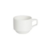 Porland Stackable White Espresso Cup 90 ml, Dove Porland Stackable White Espresso Cup 90 ml, Dove