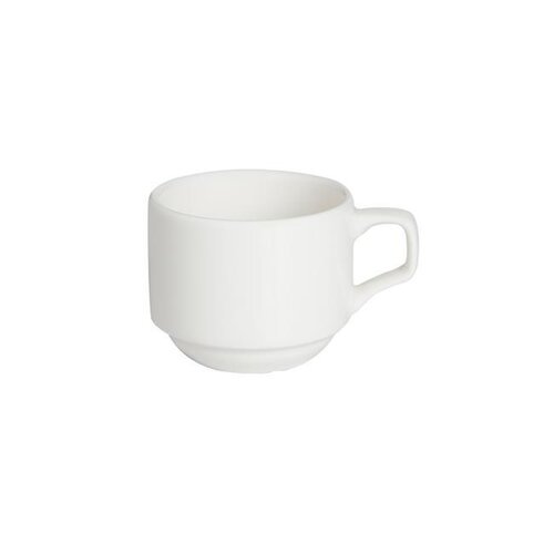 Porland Stackable White Espresso Cup 90 ml, Dove Porland Stackable White Espresso Cup 90 ml, Dove