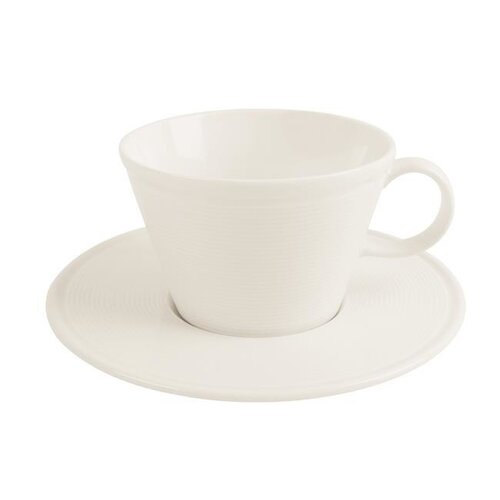 Porland Cream Saucer ø 150 mm, Line Porland Cream Saucer ø 150 mm, Line