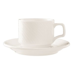 Porland Stackable Cream Espresso Cup 75 ml, Storm Porland Stackable Cream Espresso Cup 75 ml, Storm