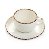 Fine Dine Stackable Cream Cup with Saucer 230 ml, Earth Colours Opal Fine Dine Stackable Cream Cup with Saucer 230 ml, Earth Colours Opal