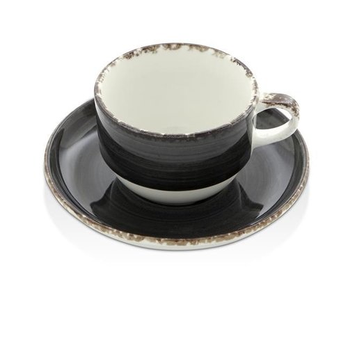 Fine Dine Filiżanka sztaplowana ze spodkiem Onyx 230 ml, Kolory Ziemi Onyx Fine Dine Filiżanka sztaplowana ze spodkiem Onyx 230 ml, Kolory Ziemi Onyx
