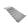Fine Dine Seven-step black glass buffet stairs