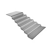 Fine Dine Seven-step black glass buffet stairs