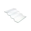 Fine Dine Four-step transparent glass buffet stairs