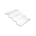 Fine Dine Four-step transparent glass buffet stairs