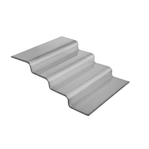 Fine Dine Four-step black glass buffet stairs