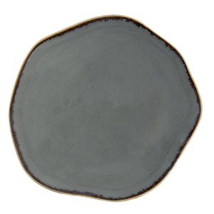 Porland Shallow Plate, Ø340 mm, Irregular, Stone Porland Shallow Plate, Ø340 mm, Irregular, Stone