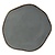 Porland Shallow Plate, Ø270 mm, Irregular, Stone