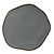 Porland Shallow Plate, Ø270 mm, Irregular, Stone