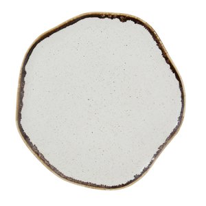 Porland Talerz płytki, Ø340 mm, nieregularny, Sand Porland Talerz płytki, Ø340 mm, nieregularny, Sand