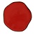 Porland Shallow Plate, Ø340 mm, Irregular, Magma