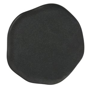 Porland Shallow Plate, Ø270 mm, Irregular, Coal Porland Shallow Plate, Ø270 mm, Irregular, Coal
