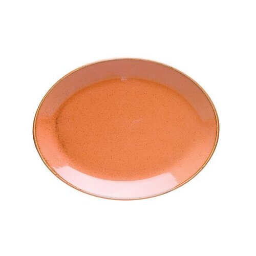 Porland Oval platter 240 mm Amber