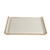 Porland Steak Plate 320 mm, Square, Sand