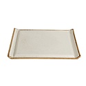 Porland Steak Plate 320 mm, Square, Sand