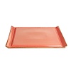 Porland Steak Plate 320 mm, Square, Amber