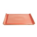 Porland Steak Plate 320 mm, Square, Amber