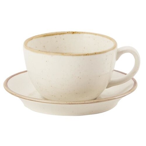 Porland Cream Saucer ø 120 mm, Sand Porland Cream Saucer ø 120 mm, Sand
