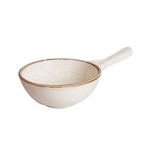Porland Platter with handle 160 mm Sand Porland Platter with handle 160 mm Sand
