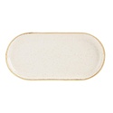 Fine Dine Oval platter Sand 300x150mm