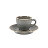 Porland Stackable Grey Espresso Cup 80 ml, Stone