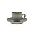 Porland Stackable Grey Espresso Cup 80 ml, Stone