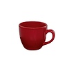 Porland Stackable Red Espresso Cup 80 ml, Magma