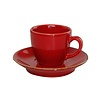 Porland Stackable Red Espresso Cup 80 ml, Magma