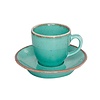Porland Stackable Turquoise Espresso Cup 80 ml, Laguna