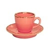 Porland Stackable Orange Espresso Cup 80 ml, Amber