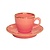 Porland Stackable Orange Espresso Cup 80 ml, Amber